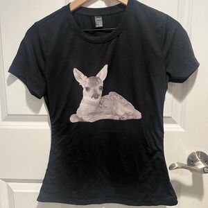 Deer Coquette baby tee